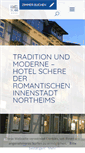 Mobile Screenshot of hotel-schere.de