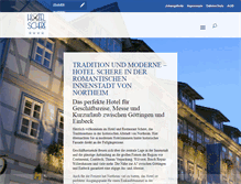 Tablet Screenshot of hotel-schere.de